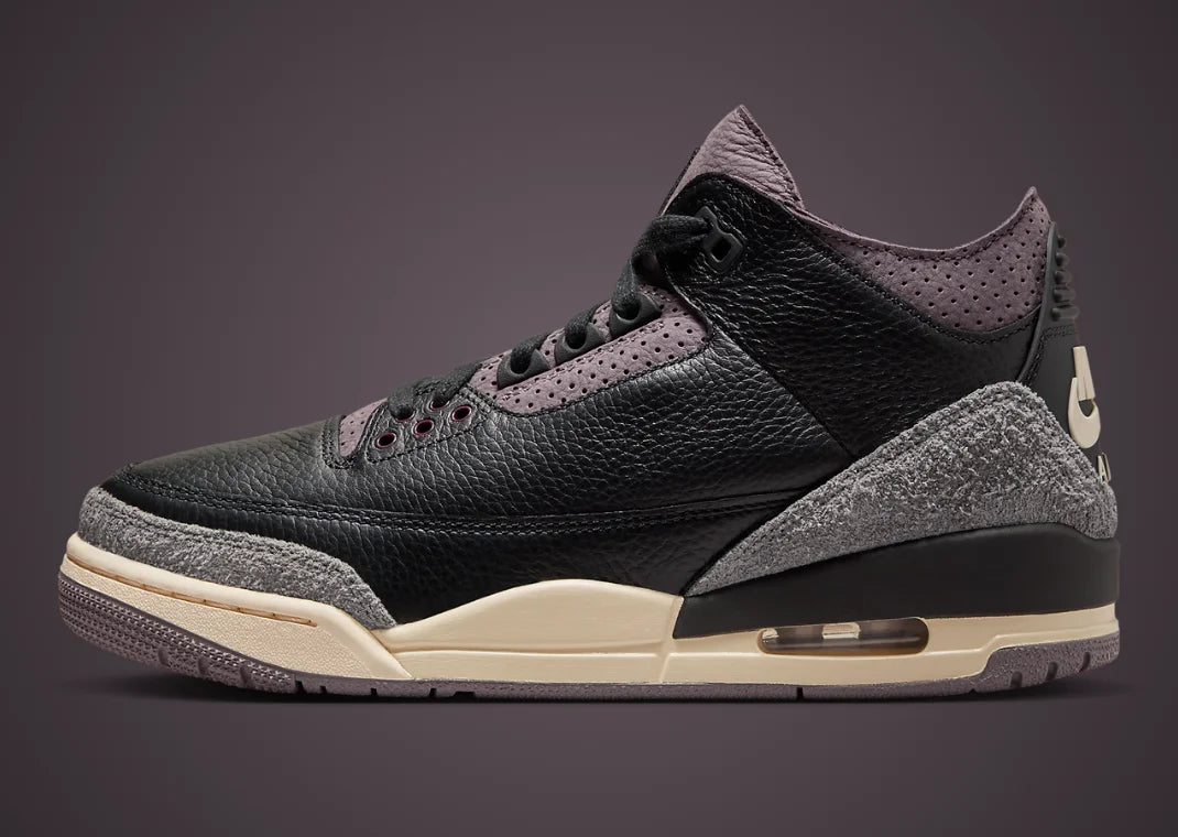 A Ma Maniére x Air Jordan 3 Black Violet Ore - Side