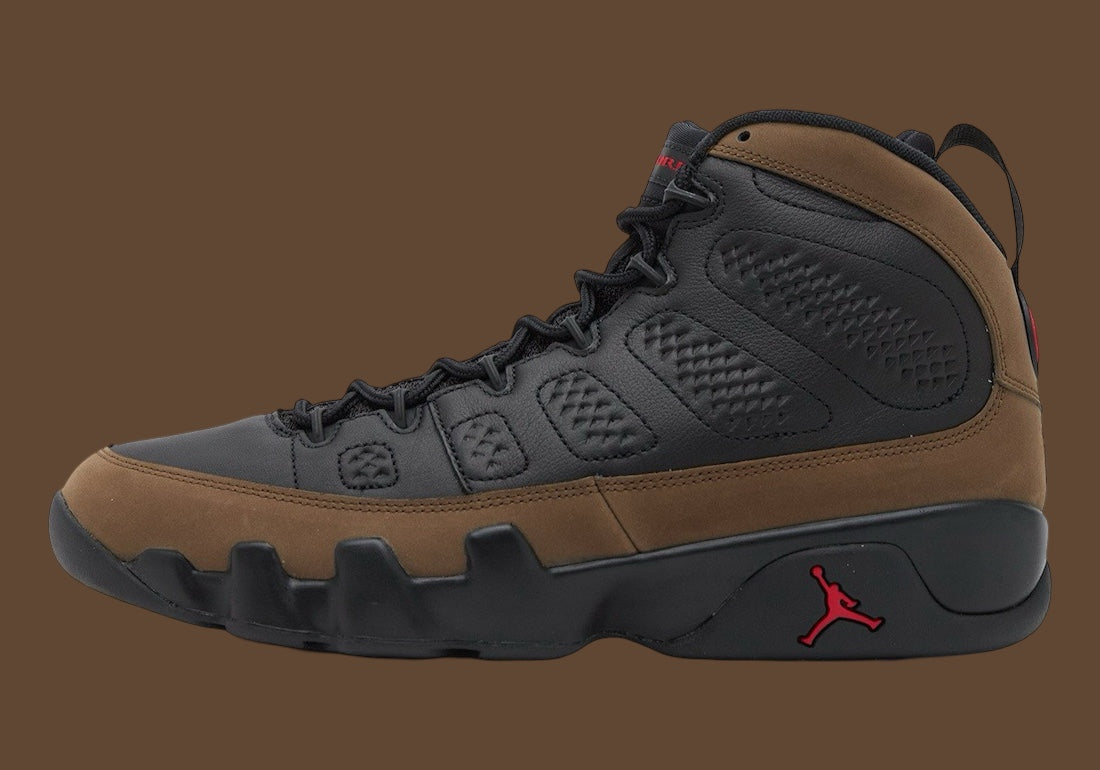 Air Jordan 9 Olive - Side