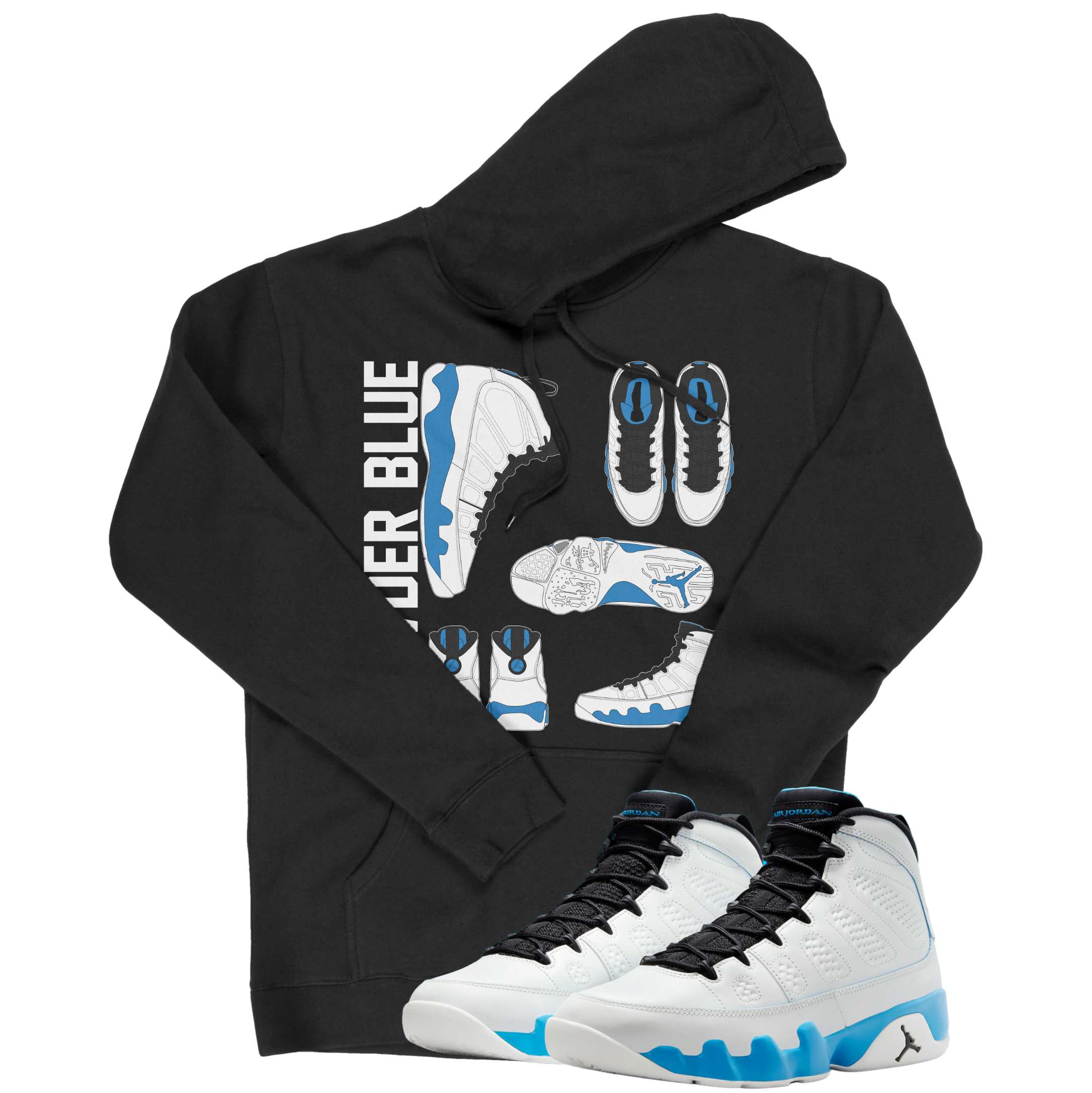 Air Jordan 9 OG Powder Blue