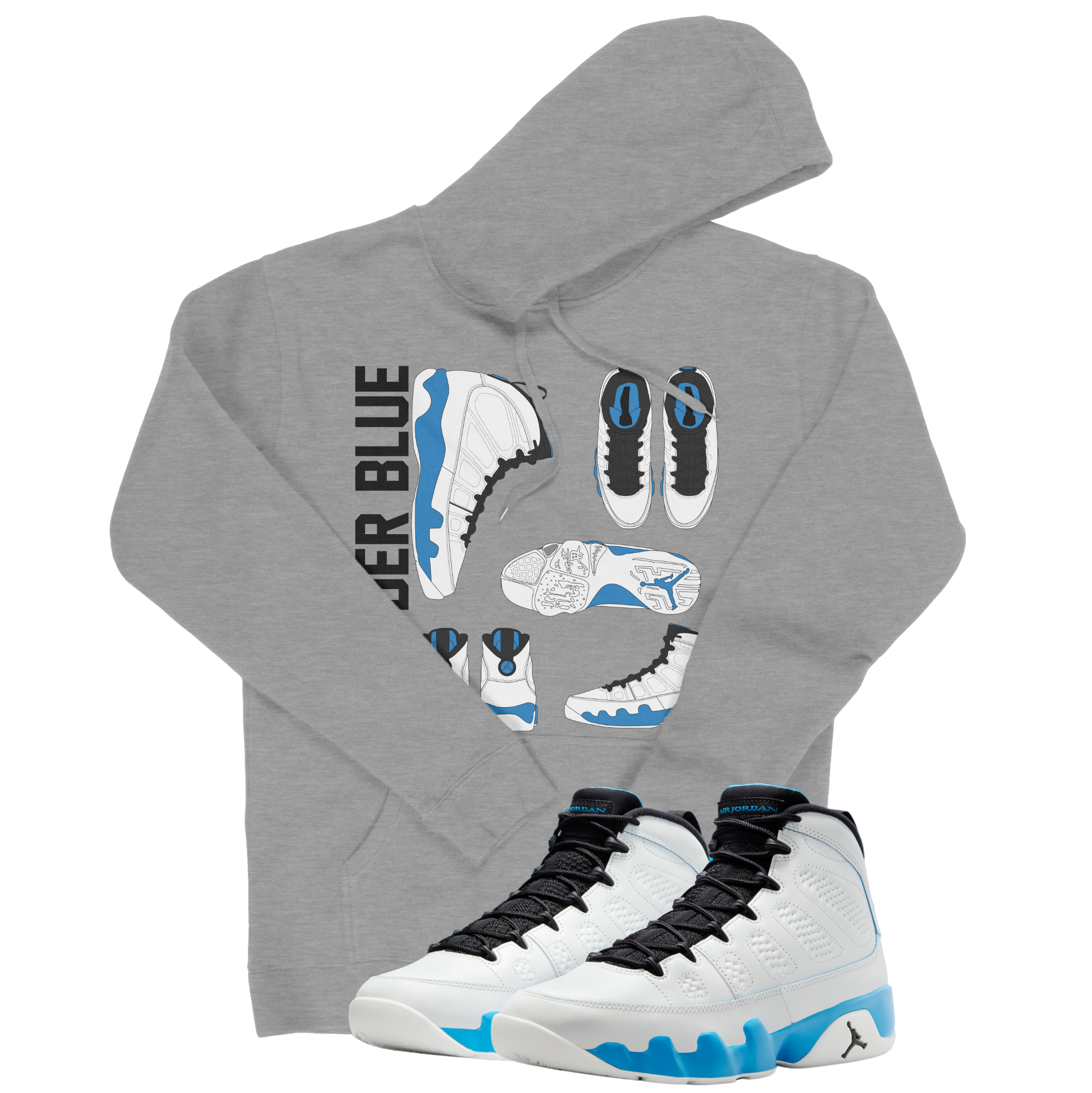 Air Jordan 9 OG Powder Blue