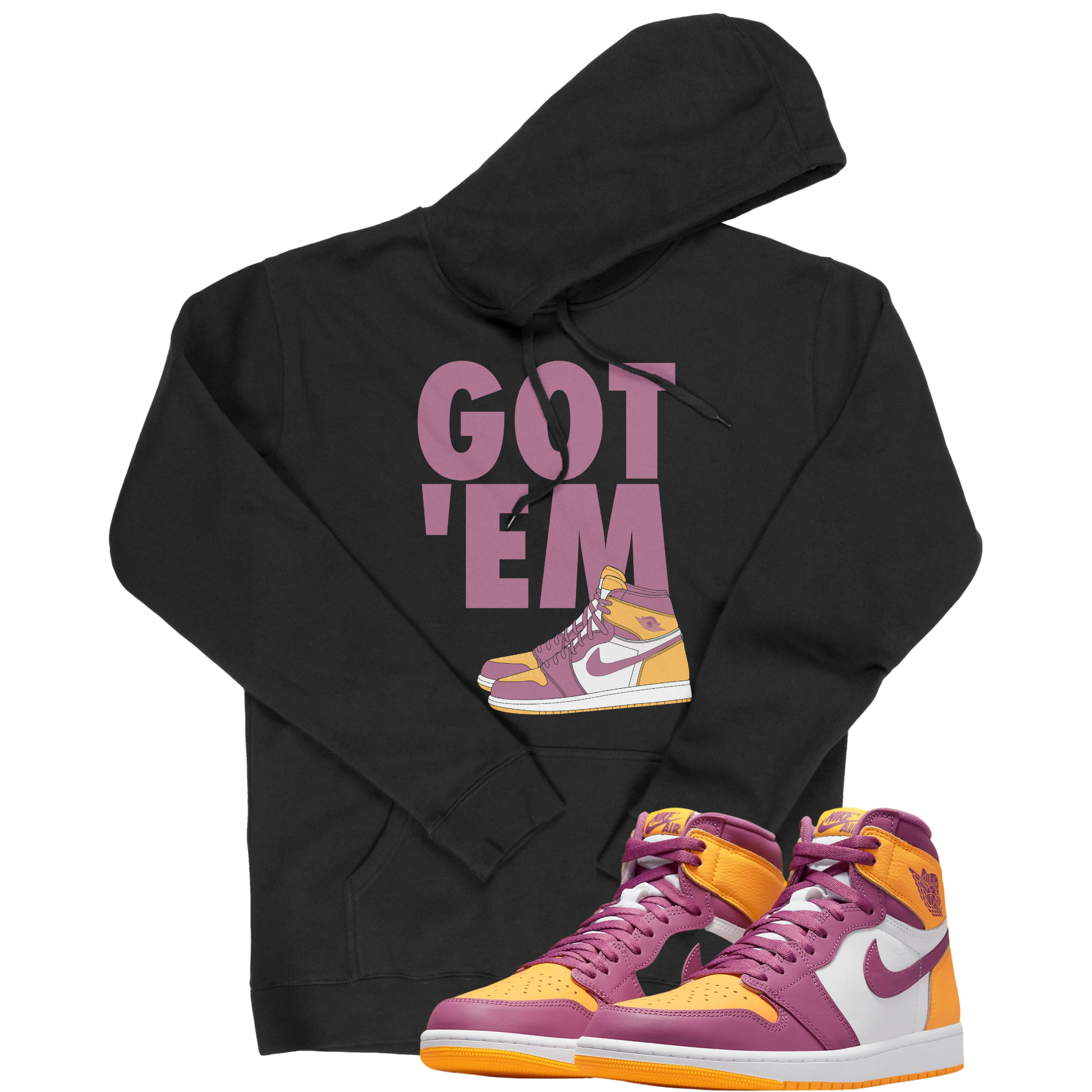 Air Jordan 1 Brotherhood I Got Em Hoodie | Air Jordan 1 Brotherhood | Sneaker Match | Jordan Matching Outfits