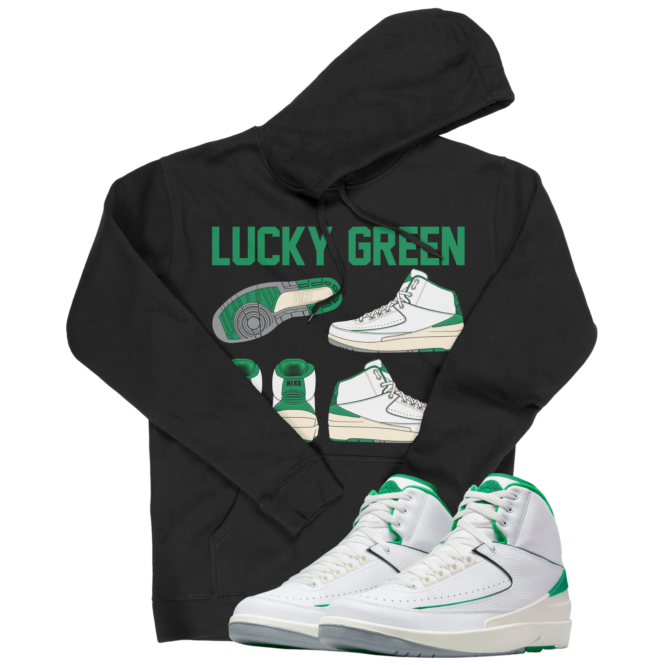 Jordan lucky green discount hoodie