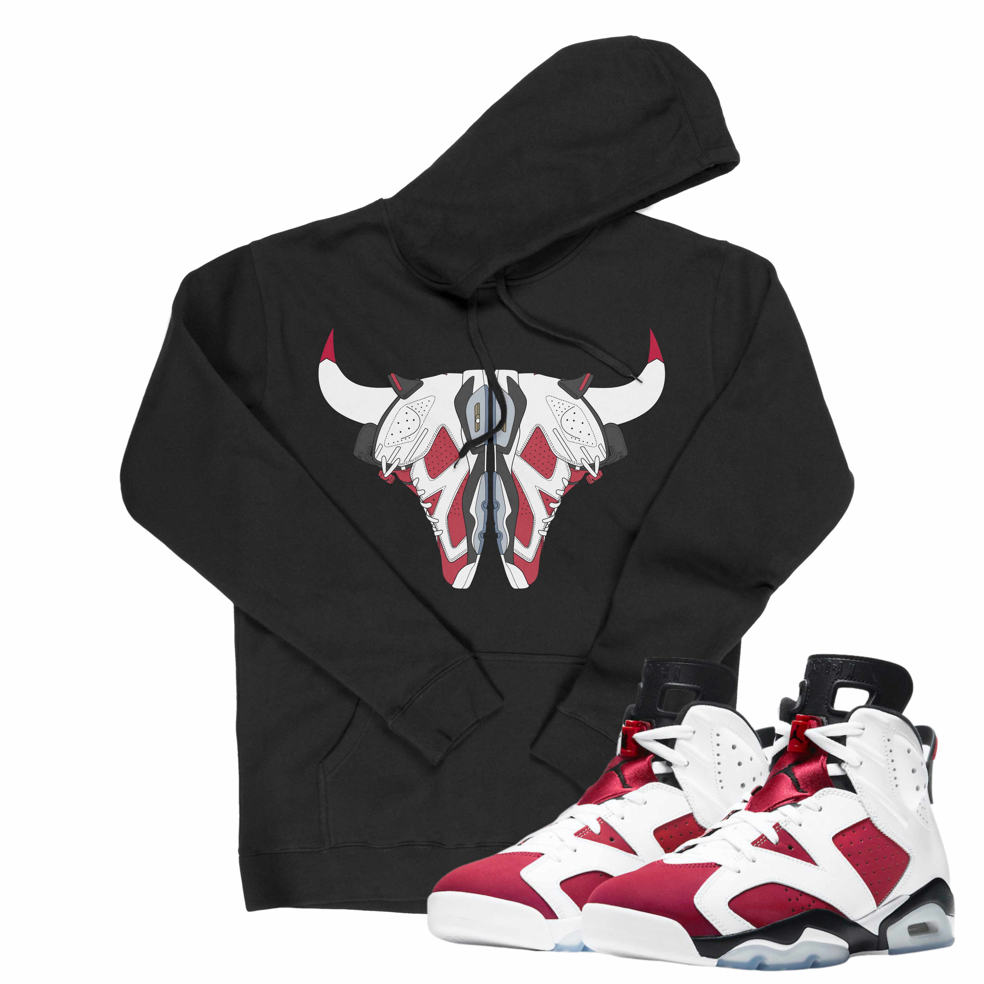 Jordan 6 best sale carmine hoodie