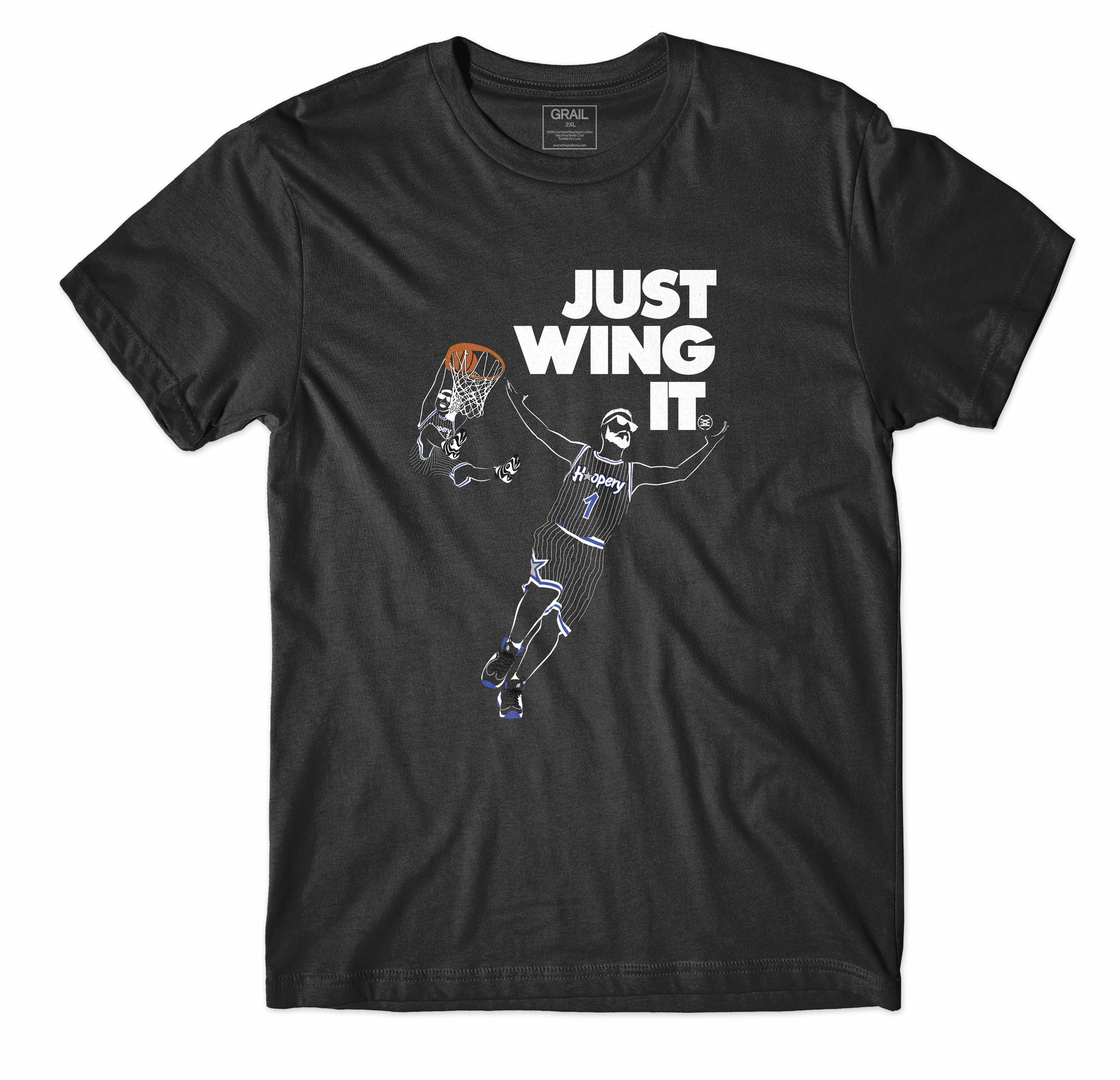 Grail X Nightwing X Hoopery Collab | Just Wing It Tee | Collaboration | Sneaker Match | Jordan Matching Outfits