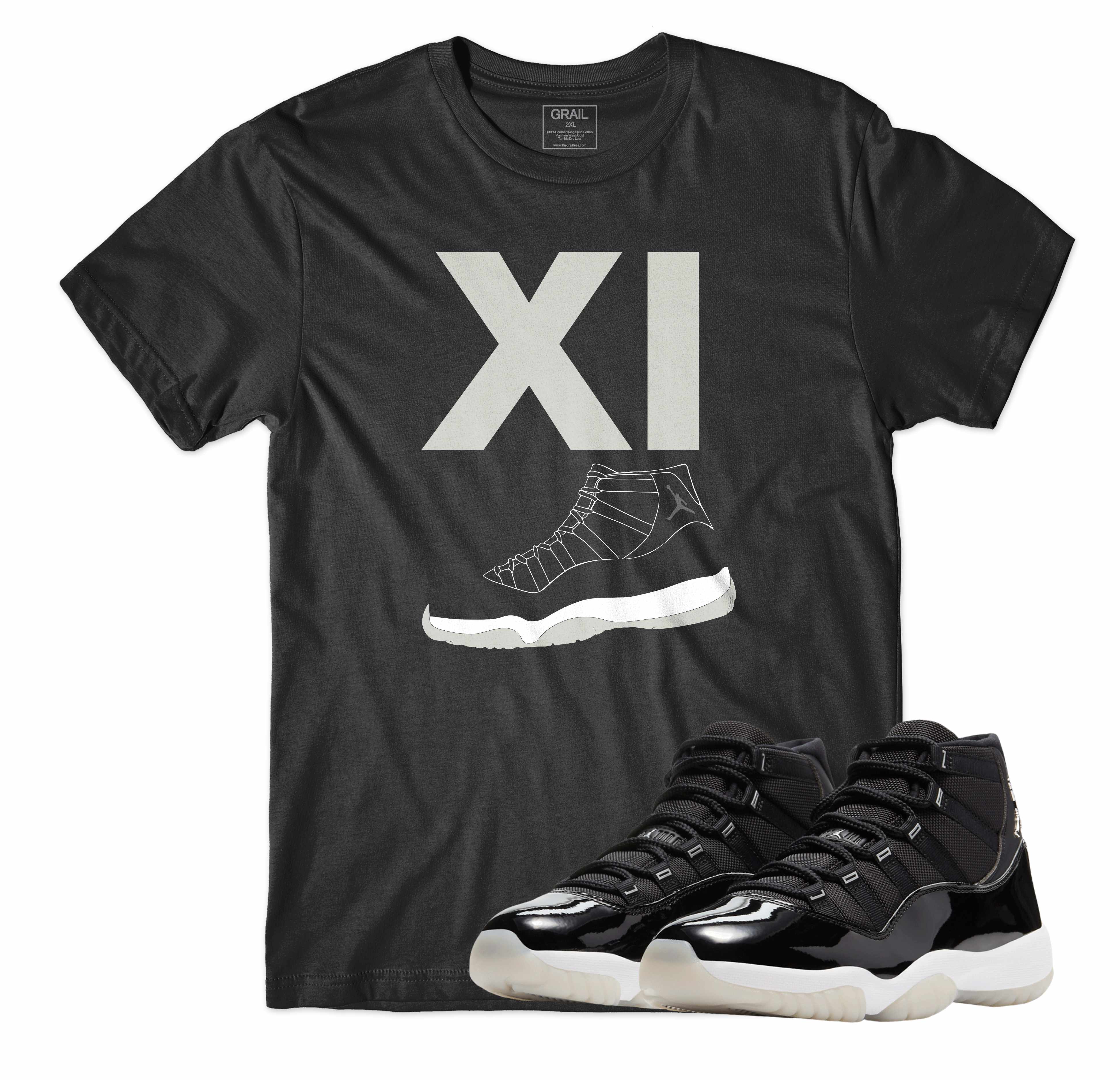 Air Jordan 11 Jubilee I Silhouette Tee | Air Jordan 11 | Sneaker Match | Jordan Matching Outfits