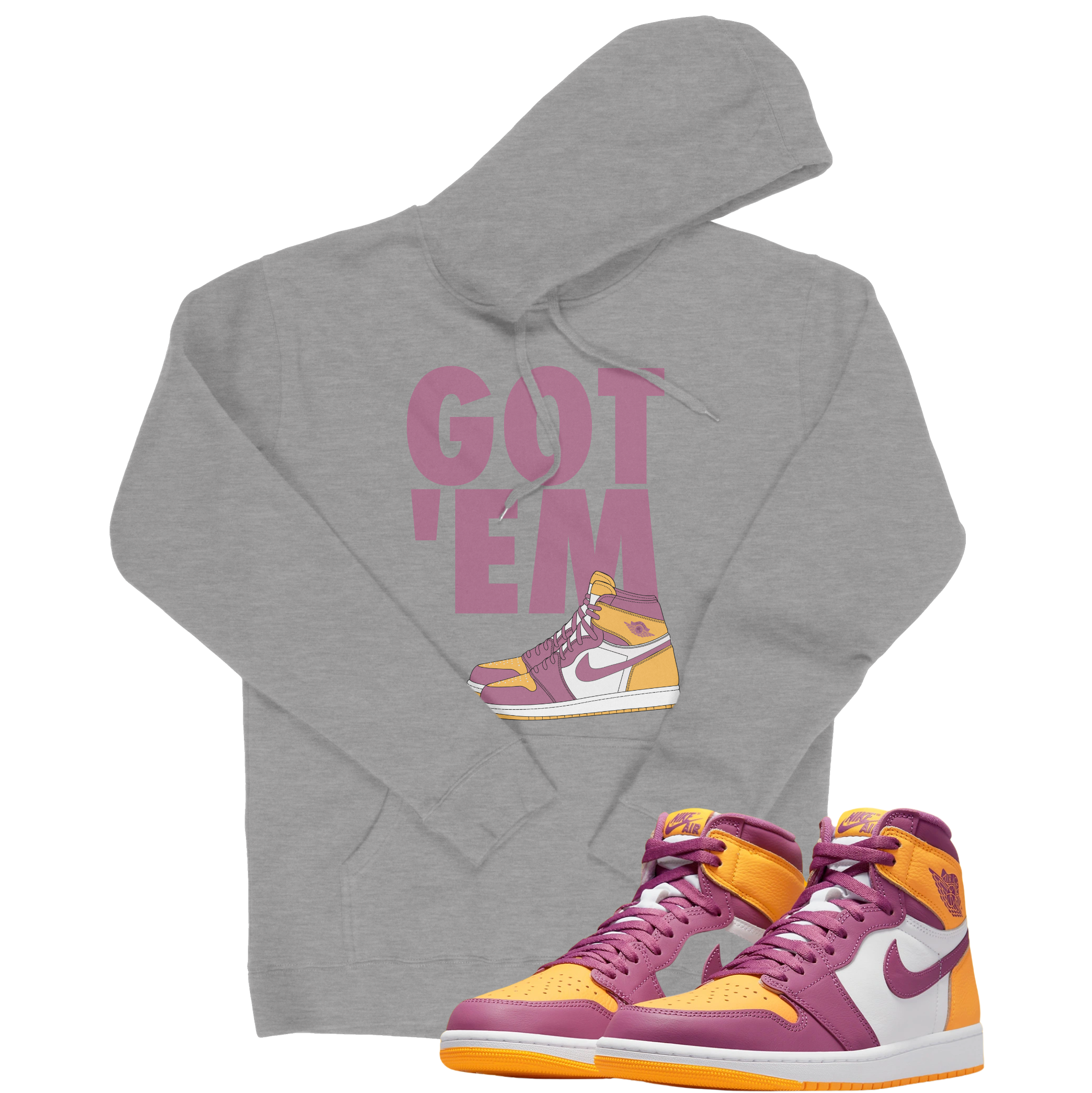 Air Jordan 1 Brotherhood I Got Em Hoodie | Air Jordan 1 Brotherhood | Sneaker Match | Jordan Matching Outfits