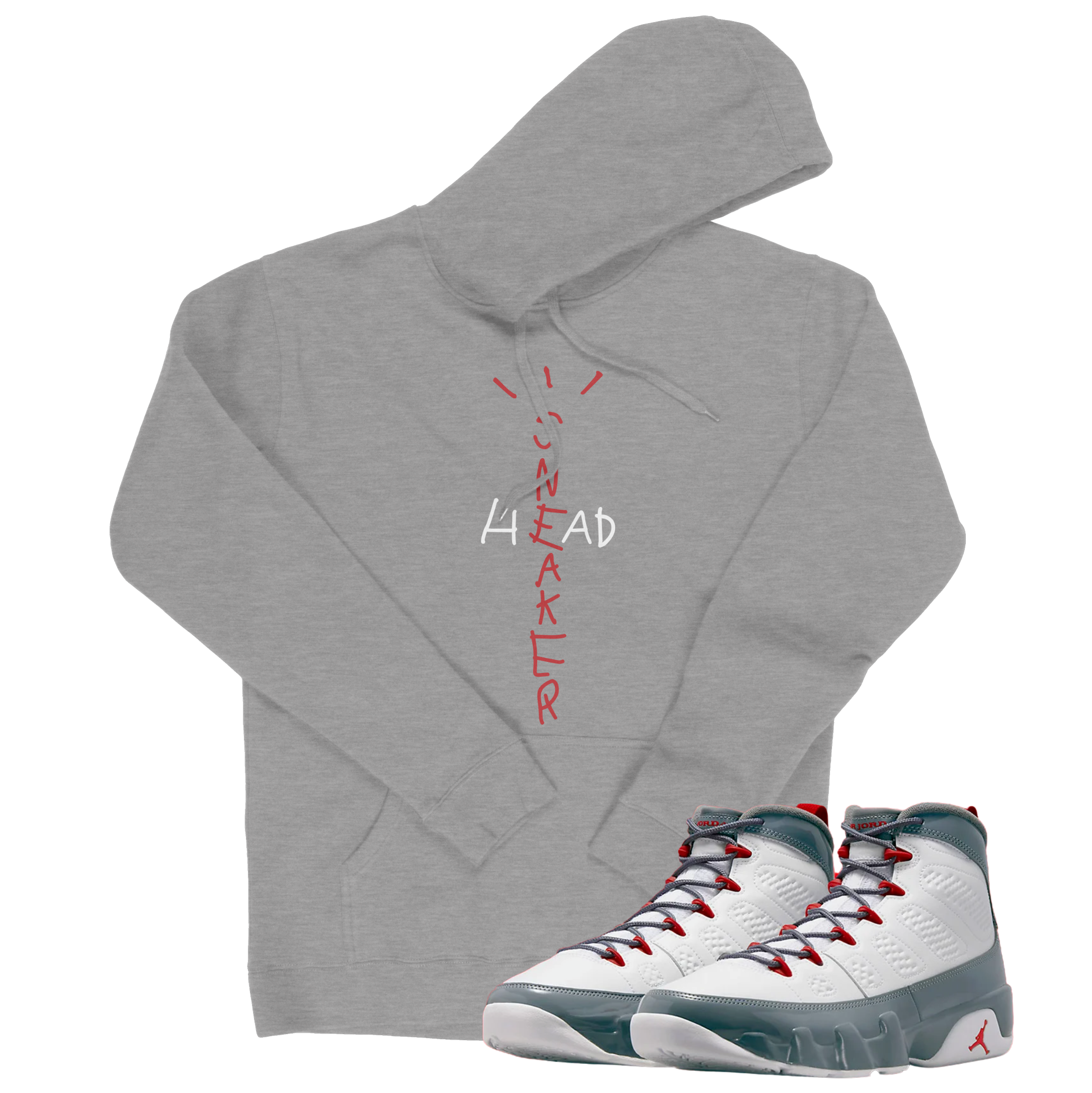 Air Jordan 9 Fire Red I Sneaker Head Hoodie | Air Jordan 9 Fire Red | Sneaker Match | Jordan Matching Outfits