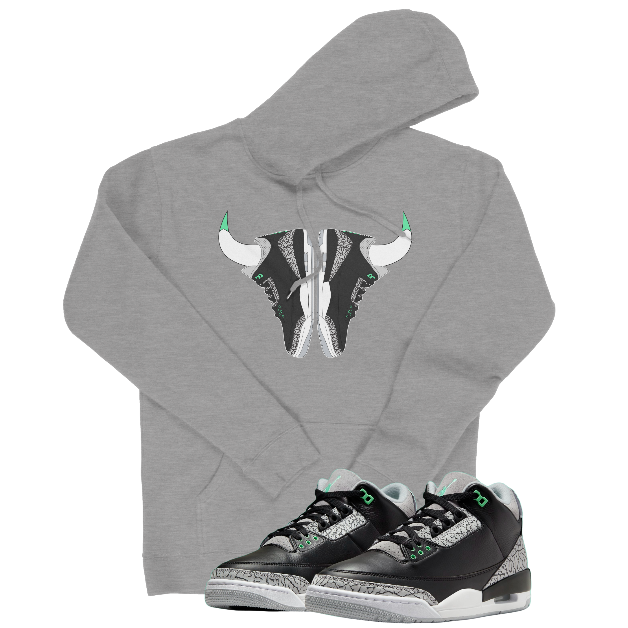 Air Jordan 3 Green Glow