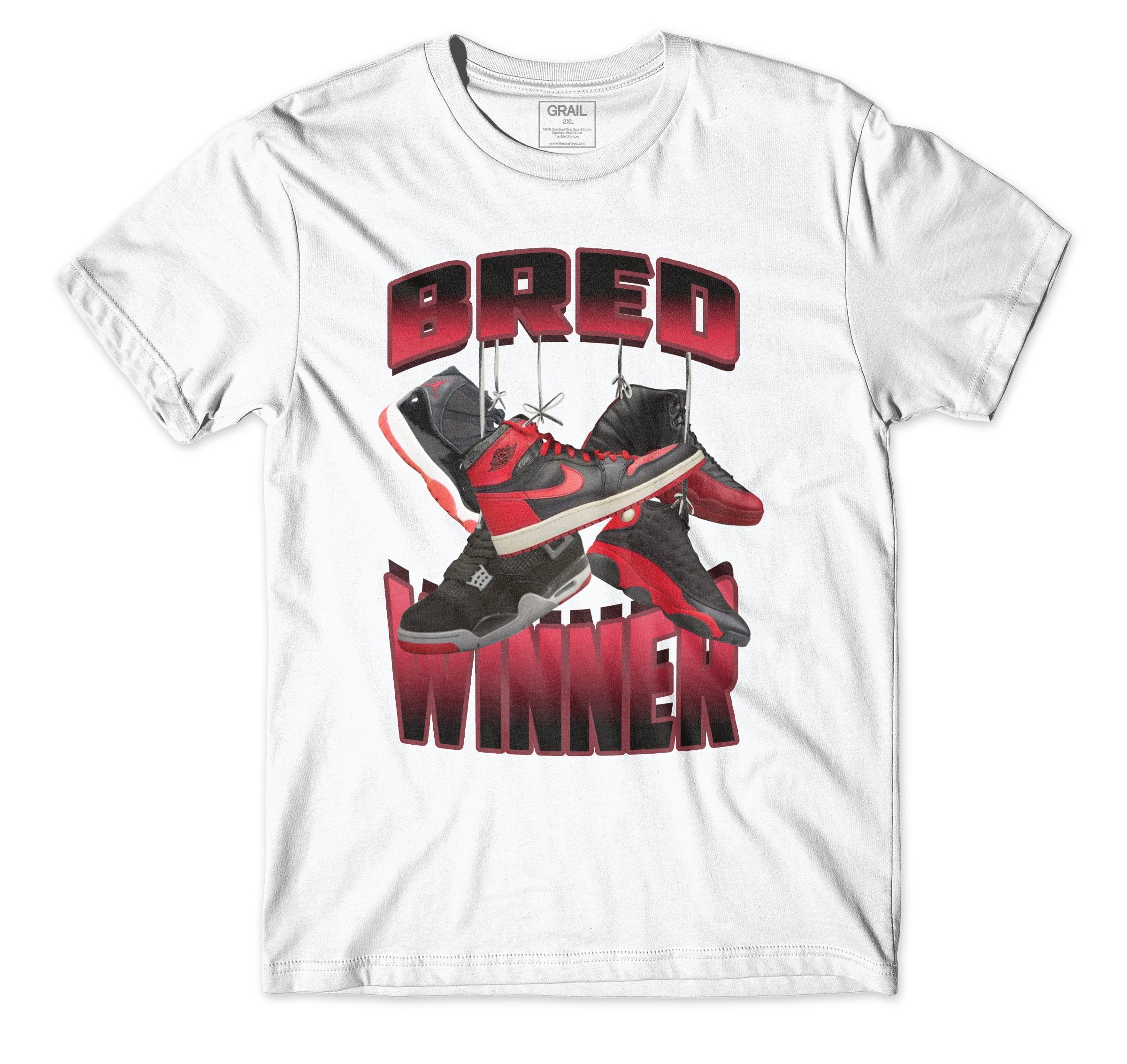 Air Jordan Classic | Bred Winner Tee | Classic | Sneaker Match | Jordan Matching Outfits