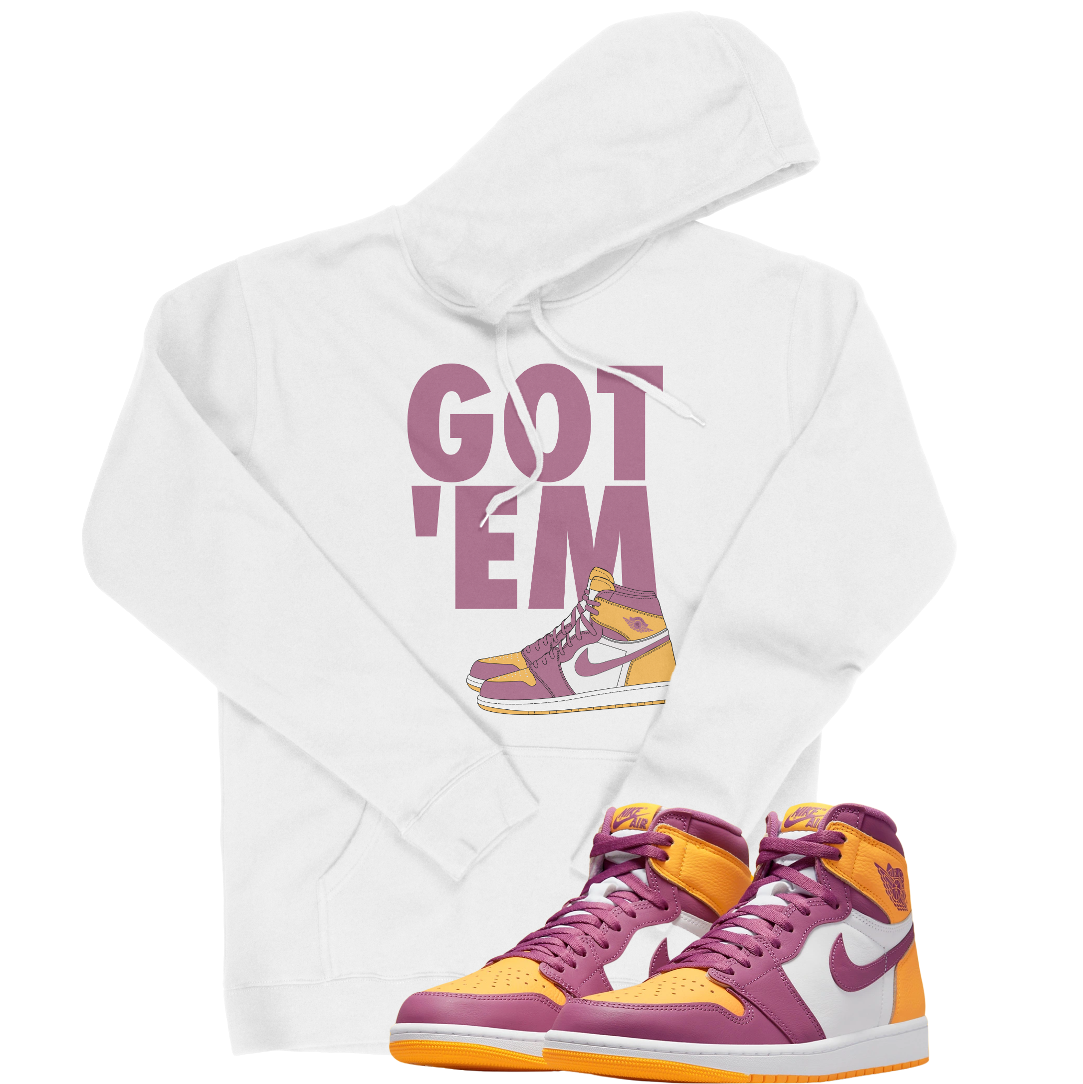 Air Jordan 1 Brotherhood I Got Em Hoodie | Air Jordan 1 Brotherhood | Sneaker Match | Jordan Matching Outfits