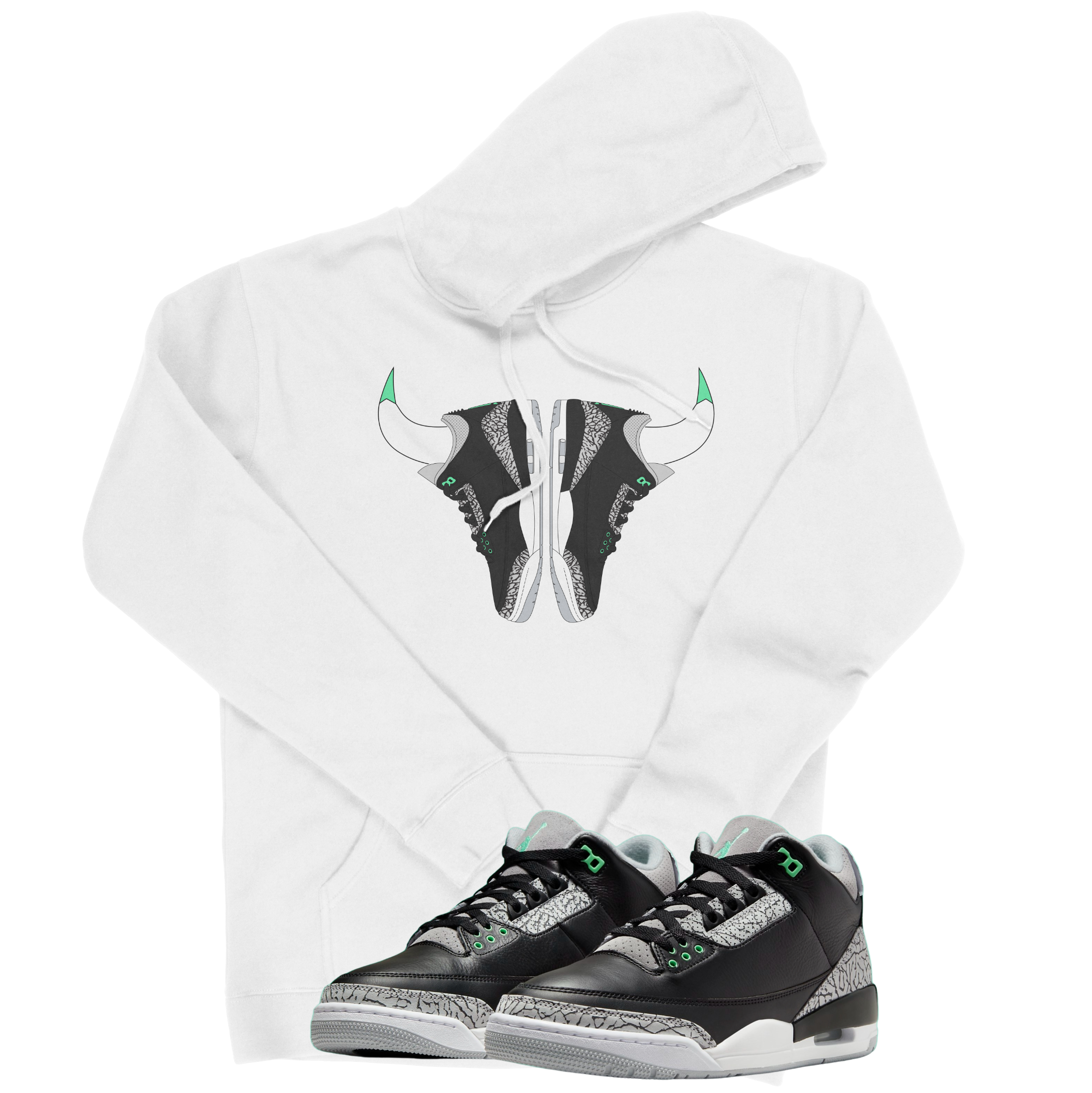 Air Jordan 3 Green Glow