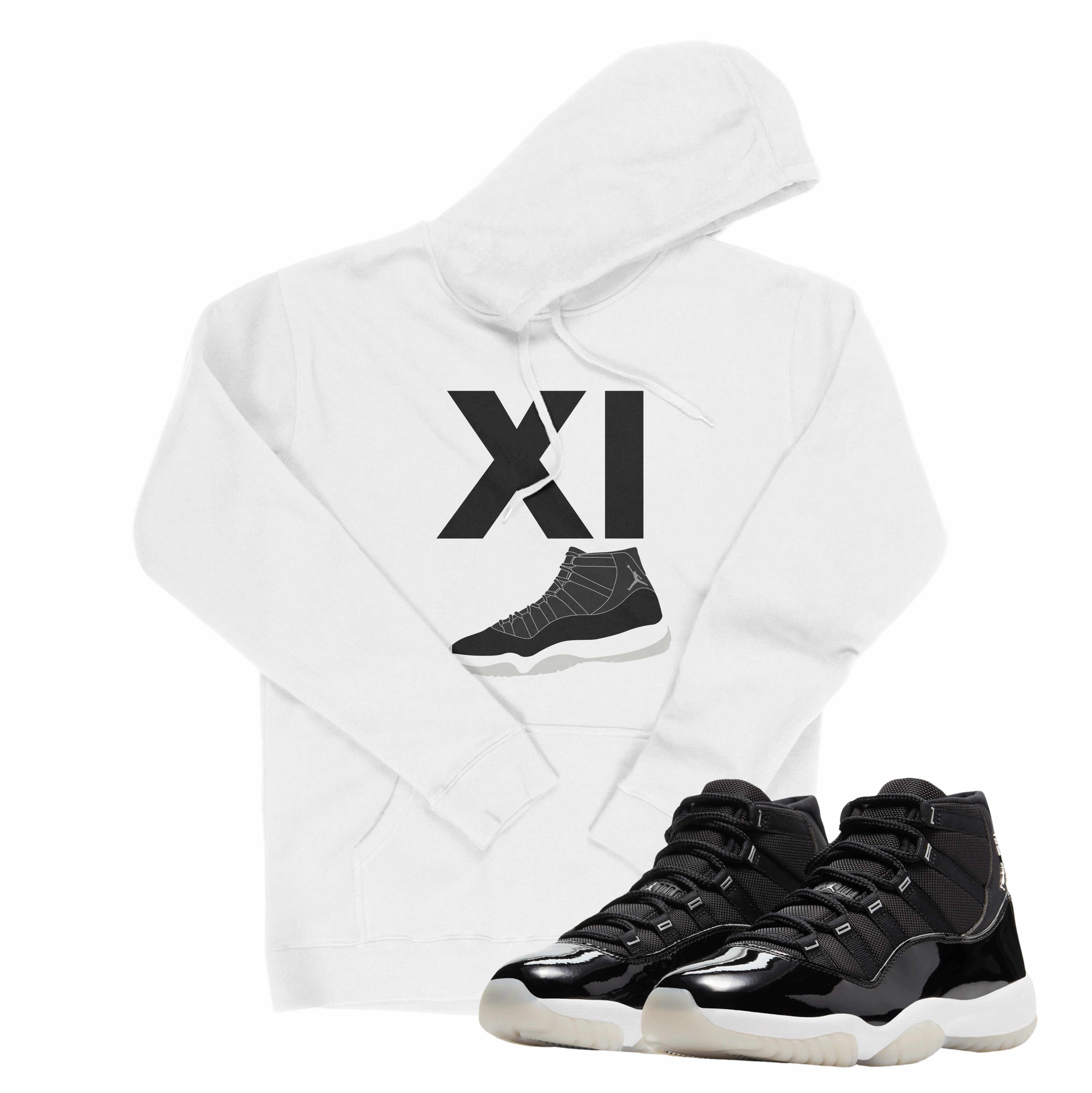 Air Jordan 11 Jubilee I Silhouette Hoodie | Air Jordan 11 | Sneaker Match | Jordan Matching Outfits
