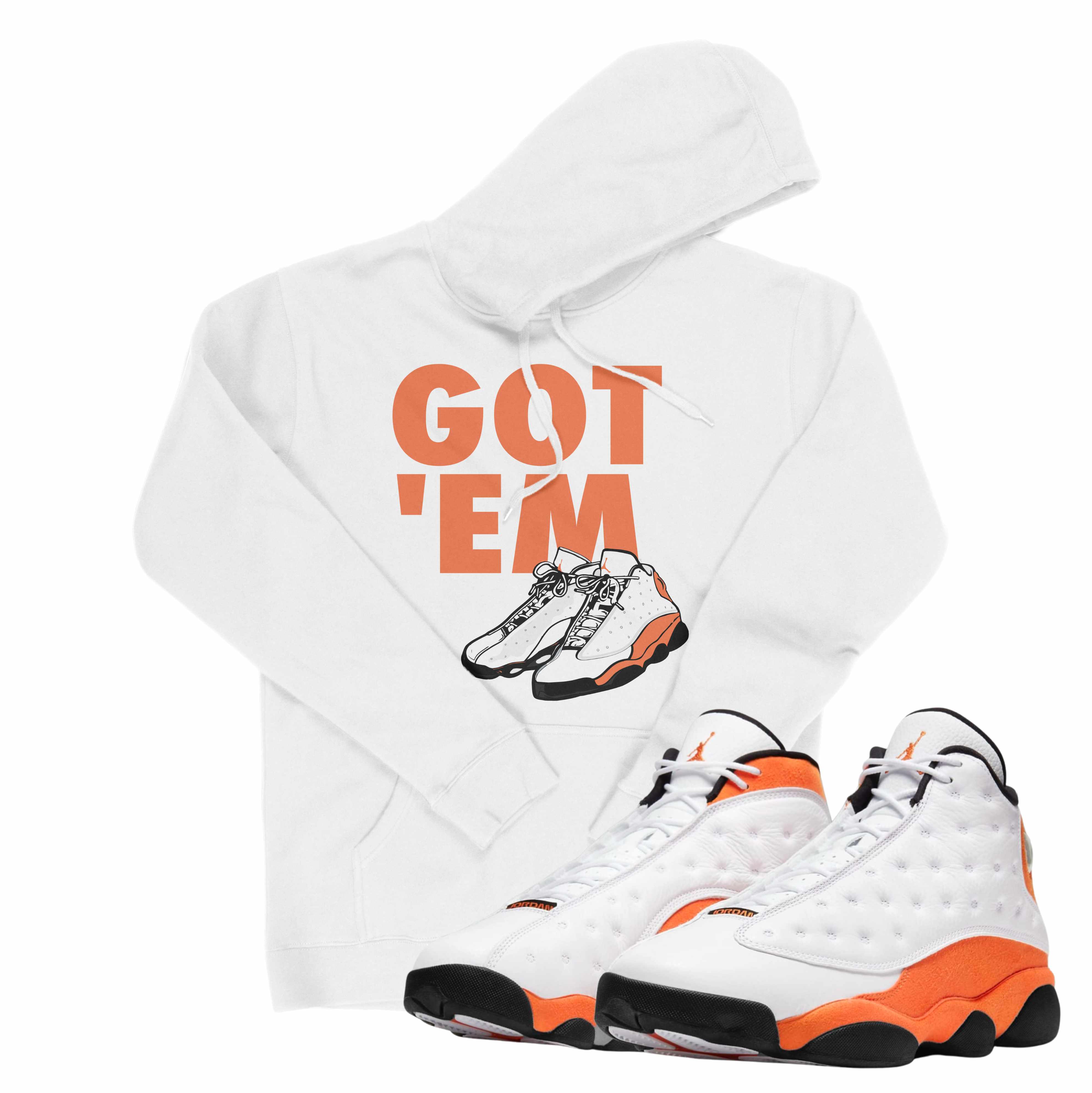 Jordan 13 starfish hoodie new arrivals