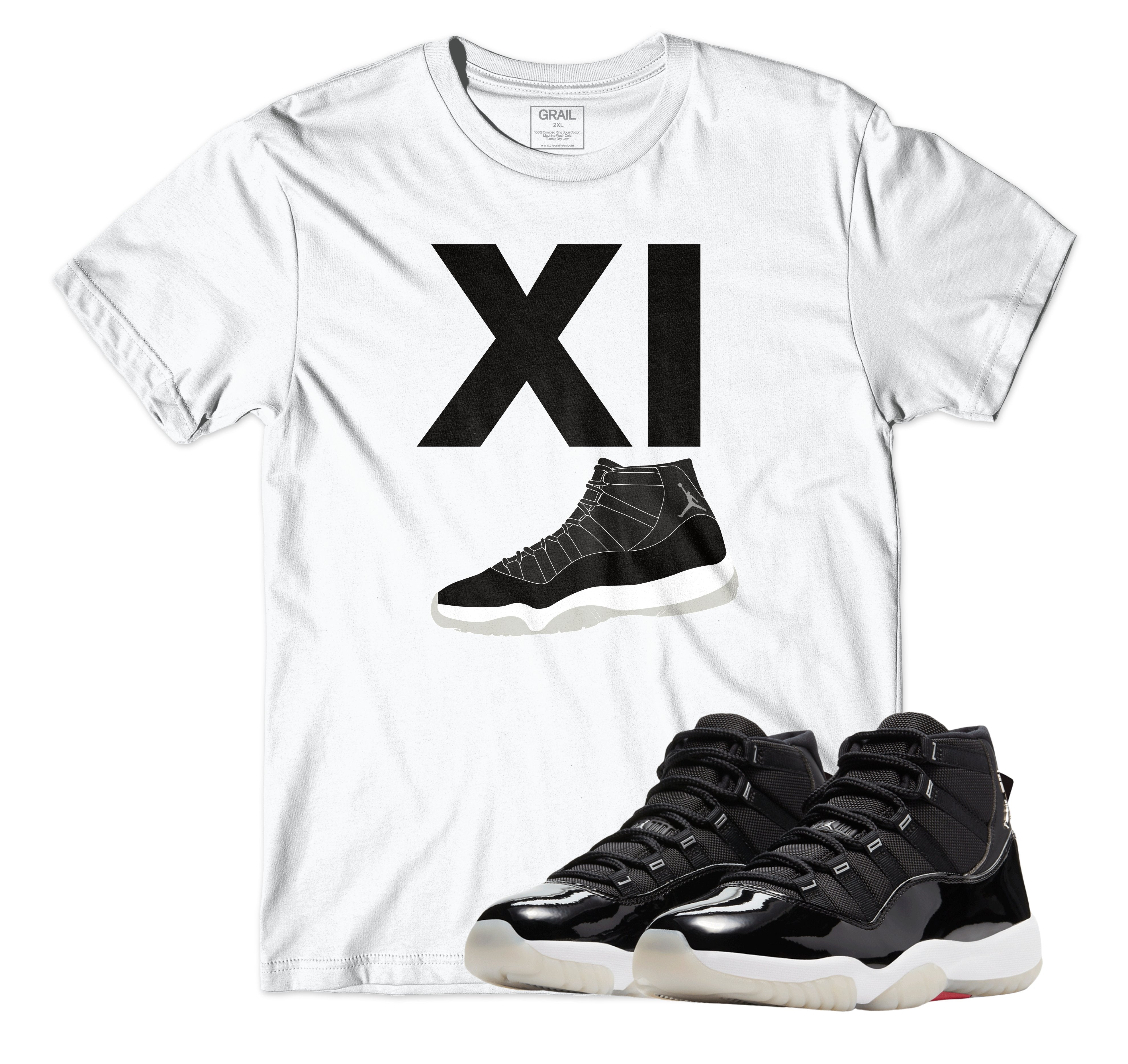Air Jordan 11 Jubilee I Silhouette Tee | Air Jordan 11 | Sneaker Match | Jordan Matching Outfits